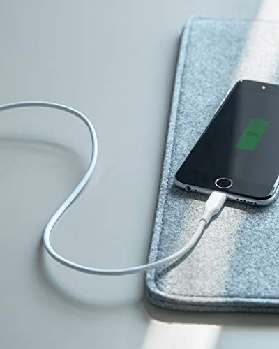 Anker PowerLine Yıldırım Kablosu (3ft), Apple MFi Sertifikalı Yüksek Hızlı şarj kablosu için Dayanıklı iPhone XS /