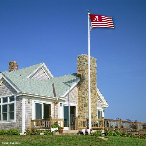 Alabama Crimson Tide Yıldızlar ve Çizgiler Ulusal Bayrak