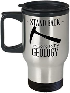 Jeolog Kahve Seyahat Kupa En Komik Benzersiz Jeolojik çay bardağı Erkekler Kadınlar İçin Mükemmel Bir Fikir geri Çekiliyorum