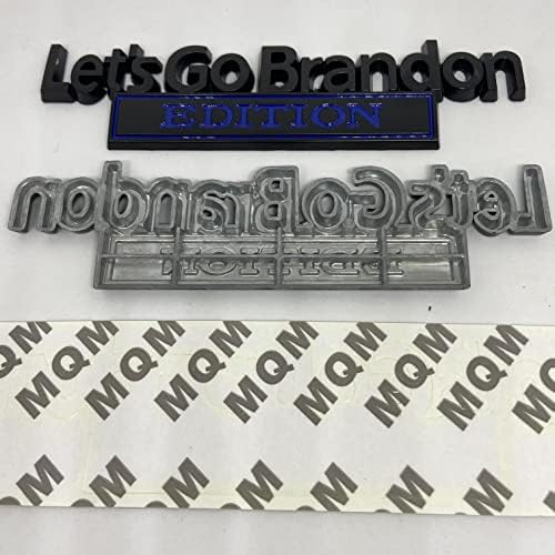 2 ADET Gidelim Brandon Edition Araba Çıkartmaları, Araba Sticker 3D Yükseltilmiş Harfler Amblemi, çamurluk Bagaj Bagaj