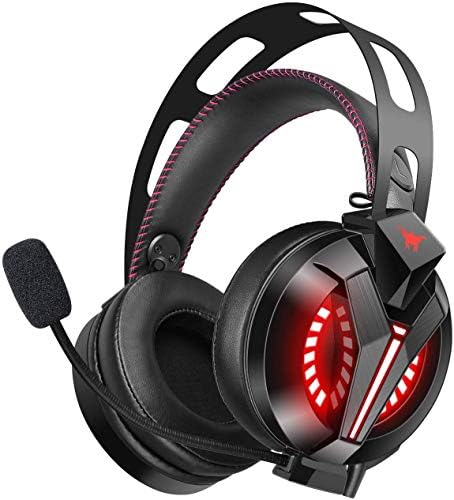 PS4 için Combatwing Oyun Kulaklığı, 7.1 Surround Sesli Oyun Kulaklıkları, Gürültü Önleyici Mikrofonlu Xbox One Kulaklık