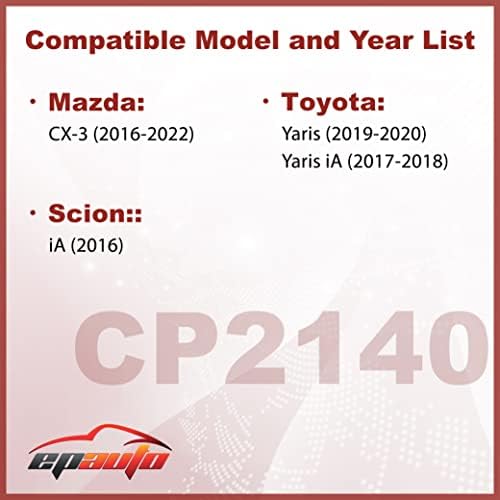 EPAuto CP2140 (CF12140) Mazda Premium Kabin Hava Filtresi için Yedek Aktif Karbon içerir