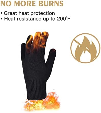 LURA ısı Eldiven için saç şekillendirici, 1 Pc bukle makinesi Mitt, El korumak eldiven için bukle makinesi / değnek,
