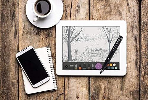 Broonel Siyah Mini İnce Nokta Dijital aktif iğneli kalem ile Uyumlu ASUS ZenBook UX533FD-A8067T 15.6 İnç