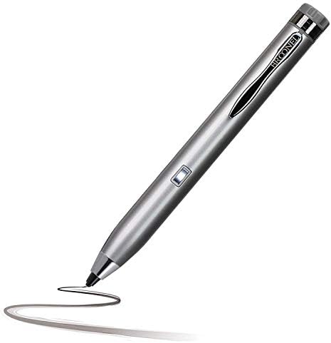 Broonel Gümüş Mini İnce Nokta Dijital aktif iğneli kalem ile Uyumlu ASUS VivoBook 14 X412UA 14 İnç | ASUS VivoBook