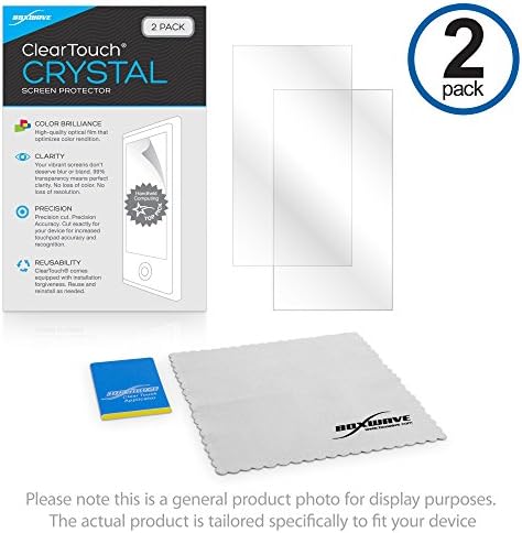Garmin Edge 810 için BoxWave Ekran Koruyucu (BoxWave tarafından Ekran Koruyucu) - ClearTouch Crystal (2'li Paket),