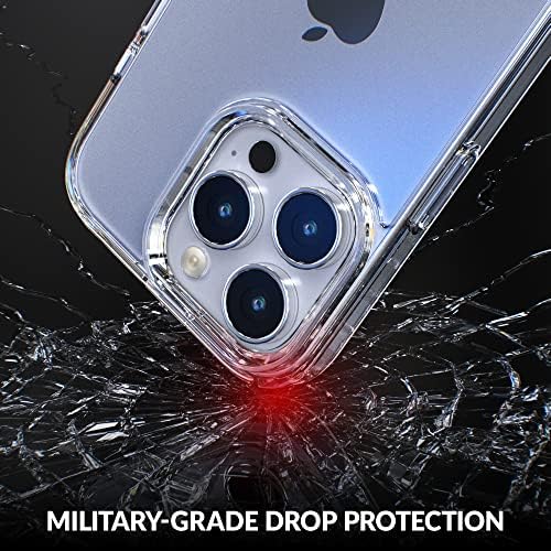 Iphone 14 Pro Kılıf için Crave Clear Guard, Apple iPhone 14 Pro için Darbeye Dayanıklı Şeffaf Kılıf (6.1)