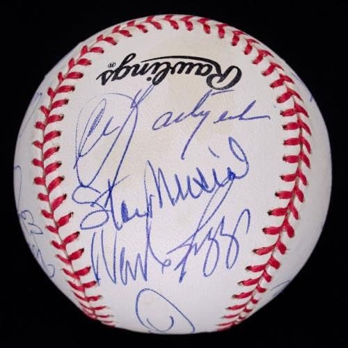 Fine 3000 Hit Club İmzalı Beyzbol (15) Willie Mays Hank Aaron Stan Musial JSA İmzalı Beyzbol Topları
