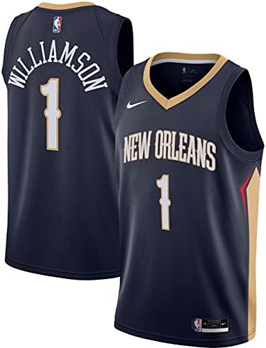 Nike Zion Williamson New Orleans Pelikanları NBA Erkek Gençler 8-20 Donanma Simgesi Sürümü