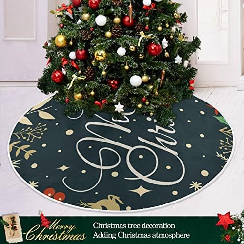 Noel Geyik Kar Noel Ağacı Etek 36 inç Ev Dekor için Noel Ağacı Etek Mat için Noel Ağacı Süsleri Tatil Düğün Süs Hediyeler