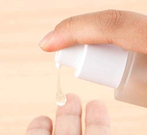 3 Adet 30 ml/1 oz Boş Buzlu Cam pompa şişesi Losyon Şişesi Seyahat Tuvalet Saklama Kabı Dağıtıcı Şişeler Ahşap Tahıl
