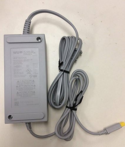 Orijinal Nintendo OEM Wii U AC Adaptör Güç Kaynağı Değiştirme Seti Duvar şarj aleti kablosu Kablosu (Nintendo Wii