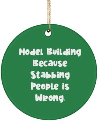 Arkadaşlar için Model Oluşturma Hediyeleri, İnsanları bıçaklamak Yanlış olduğu için Model Oluşturma., Yeni Model Bina