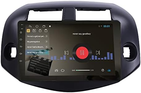 Android 10 Autoradio Araba Navigasyon Stereo Multimedya Oynatıcı GPS Radyo 2.5 D Dokunmatik Ekran Toyota RAV4 2007-2012