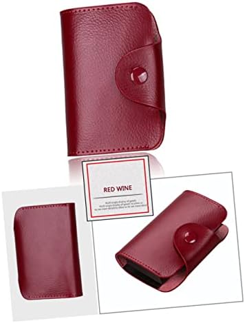 VALİCLUD deri cüzdan deri Çantalar Sertifika Deri Çanta Basit Bordo Moda Çanta deri cüzdan Deri Çantalar