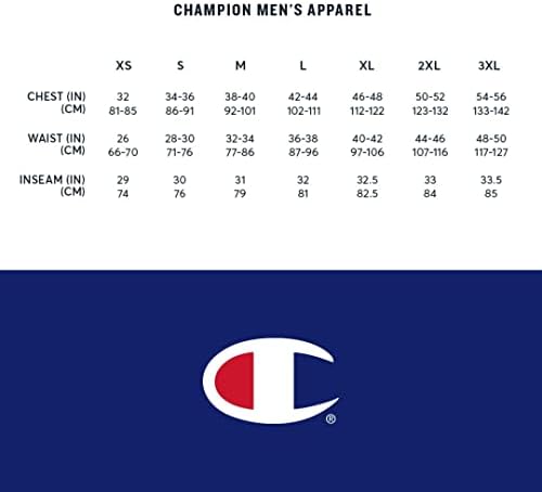 Champion Erkek Powerblend Polar Şort, Orta Ağırlık, Cepli Kısa Atletik Şort, 7