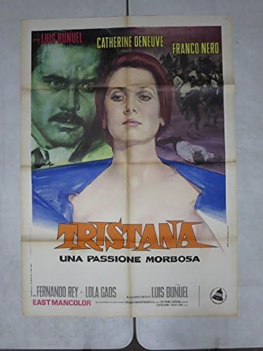 Tristana (1970) İtalyan 2 Fogli Film Afişi 39x55 LUİS BUNUEL CATHERİNE DENEUVE FRANCO NERO