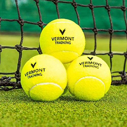 Vermont Antrenman Tenis Topları [60 Top] / Basınçsız Tenis Topları - Tüm Saha Yüzeyleri / Tenis Antrenman Ekipmanları