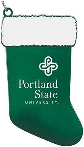 UXG, Inc. Portland Eyalet Üniversitesi-Noel Tatili Çorap Süsü-Yeşil