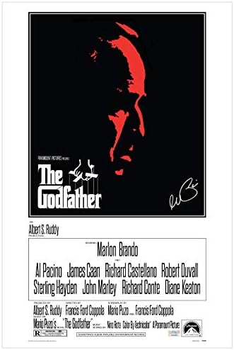 Al Pacino İmzalı The Godfather 16x24 Film Afişi