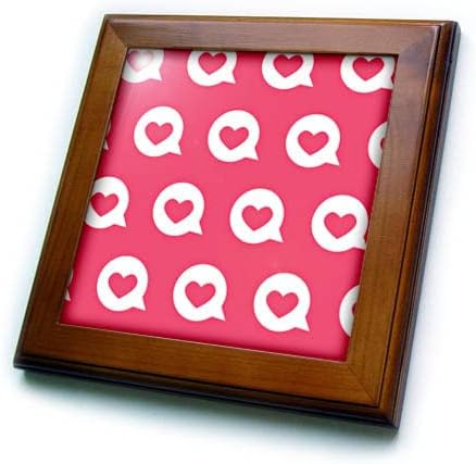 3dRose Sevimli Pembe Ekose Cupcakes Desen Bayrakları (fl-372109-2)
