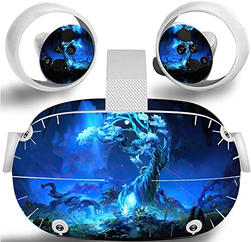 Fantezi Dünyası Çıkartmalar Cilt Oculus Quest 2, VR Kulaklıklar ve Kontrolörleri Sticker Koruyucu Çıkartma Aksesuarları