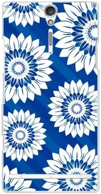 YESNO Çiçek Şerit Mavi (Açık) / XperiaTM NX SO-02D için / docomo DSEXNX-PCCL-201-N046