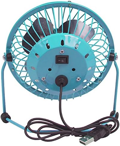 DULPLAY USB masa fanı, 4 inç Kişisel Fan, Masa Fanı Sessiz Çalışma Öğrenci Yurdu Soğutma Güçlü Rüzgar Taşıması kolay-15.5x9.5x15cm(6x4x6