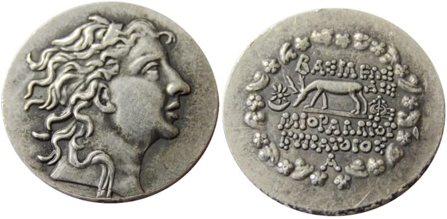 Gümüş Dolar Antik Yunan Sikke Dış Kopya Gümüş Kaplama hatıra parası G39S