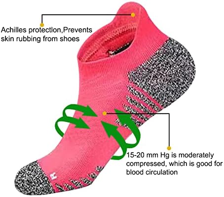 Peacepigeon Atletik Koşu Ayak Bileği Çorap Erkekler ve Kadınlar için Anti Blister Düşük Kesim yürüyüş çorapları-6