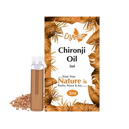 CRYSALİS Chironji (Buchanania Lanzan) Yağı / %100 Saf ve Doğal Seyreltilmemiş Taşıyıcı Yağ Cilt ve Saç Bakımı için