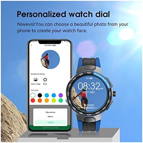 Spor akıllı saat Erkekler Multispor Modu IP68 Özel Arama Android ıOS için Smartwatch egzersiz kalp atışı saatleri