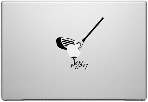 Spor golf topluğu Atış Dizüstü Araba Tablet Sanat-Siyah Vinil Çıkartması için 13 Dizüstü Bilgisayar