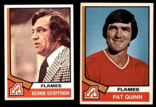 1974-75 O-Pee-Chee Calgary Flames Takım Setinin Yakınında Calgary Flames (Set) ESKİ / MT Flames