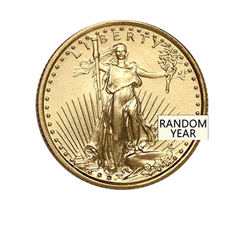 1986-Günümüz (Rastgele Yıl) 1/10 oz Amerikan Altın Kartal Madeni Para Amerika Birleşik Devletleri'nde Parlak Dolaşımsız