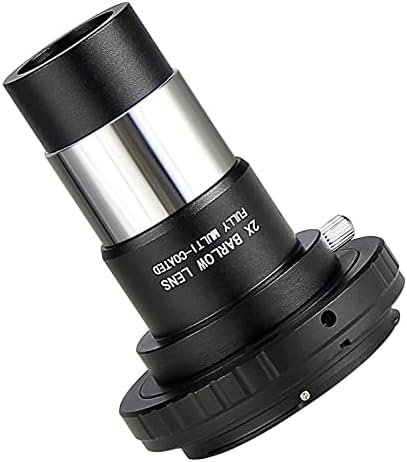 Celticbird 1.25 İnç Kamera T-Adaptörü ile 2X Barlow Lens ve SLR Kamera Adaptörü Kiti ile Uyumlu Canon EOS SLR / DSLR