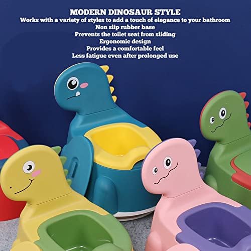 Bebek Lazımlık Kalınlaşma Ergonomik Modern Karikatür Dinozor Eğitim Lazımlık Tuvalet Kauçuk Taban ile Çocuk Yürümeye