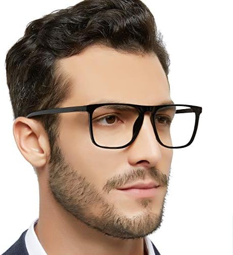MARE AZZURO Büyük Boy okuma gözlüğü Erkekler Kare Okuyucu 0 1.0 1.25 1.5 1.75 2.0 2.25 2.5 2.75 3.0 3.5 4.0 5.0 6.0