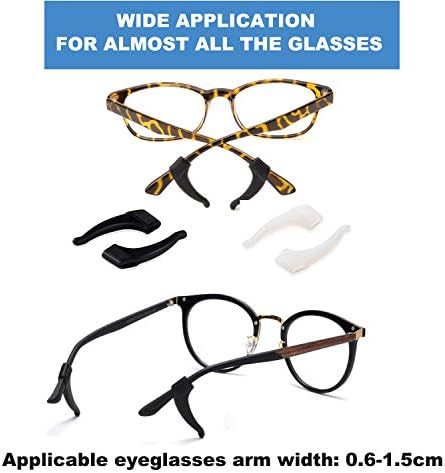 Gözlük Kulak Sapları Kanca, Kaymaz Yumuşak Rahat Silikon Kulak Kancası, gözlük camı Tapınak İpuçları Kol Tutucu Gözlük,
