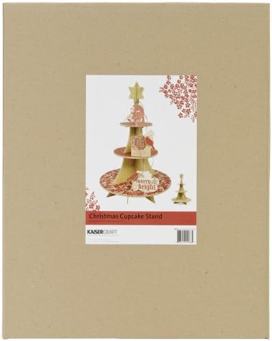 Sayfanın Ötesinde Kaisercraft Noel Cupcake Standı, 12,5 x 12,5 x 18 inç