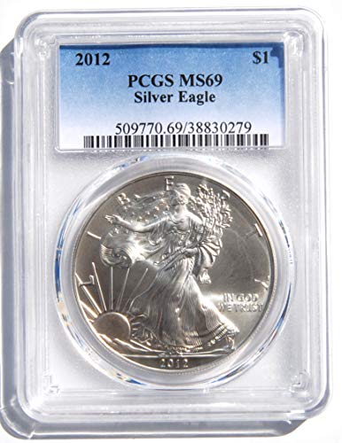 2012 Gümüş Kartal Parası $1 MS - 69 PCGS