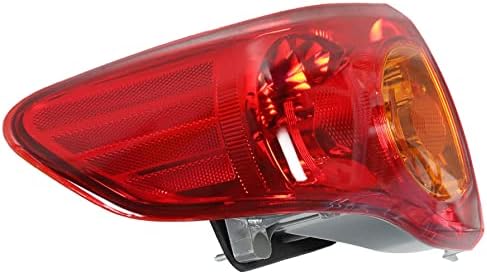GXYWADY Arka Fren Lambası Kırmızı Kuyruk aydınlatma koruması için Yedek 2009 2010 Toyota Corolla 8156002460 Sol Yan