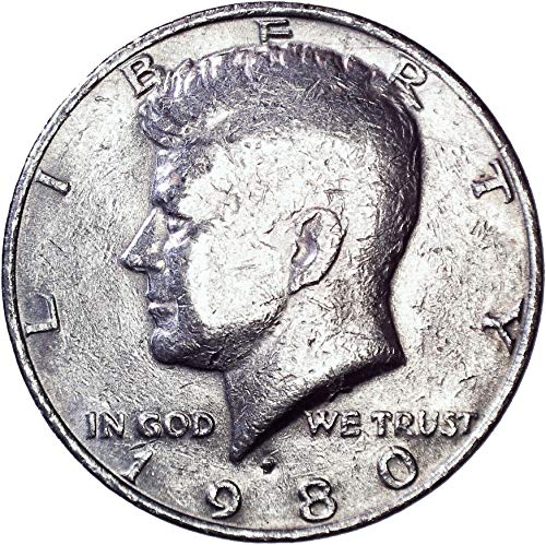 1980 P Kennedy Yarım Dolar 50C Çok İyi