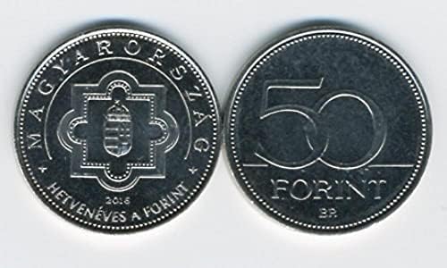 Macaristan Para Fufang Yayımlanan 70th Yıldönümü 50 Fulin Anıt CoinCoin Koleksiyonu hatıra parası