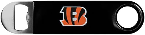 Siskiyou Spor NFL Cincinnati Bengals Unisex 3 adet BARBEKÜ Seti ve Şişe Açacağı, Takım Renkleri, Bir Boyut