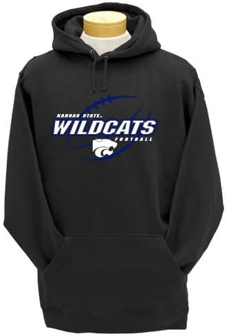 NCAA Kansas Eyaleti Wildcats Ağır Kapüşonlu Sweatshirt