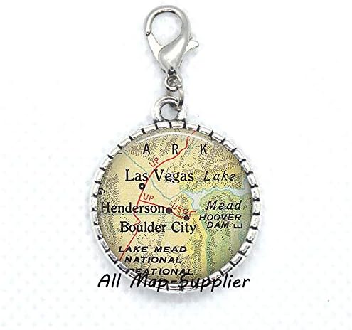 AllMapsupplier Moda Fermuar Çekme Las Vegas haritası Istakoz Toka Çekicilik,Las Vegas haritası Fermuar Çekme,Las Vegas
