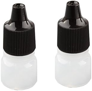 5ml Boş Plastik Damlalık Şişesi/damlama Şişeleri Siyah Kapaklı (damla Fiş Çıkarılabilir) plastik Şişe Göz Sıvı Damlalıklı