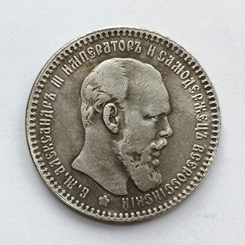 Zarif Sikke 1892 Rus Rublesi hatıra parası Çift Başlı Kartal Sikke Yabancı Sikke Antika El Sanatları Avrupa Hatıra