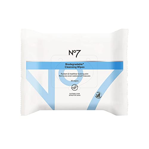 No7 Biyobozunur Temizleme Mendilleri-Suya Dayanıklı Maskara ve Makyaj Temizleme Mendilleri-Vitamin B5 + Cadı Fındığı